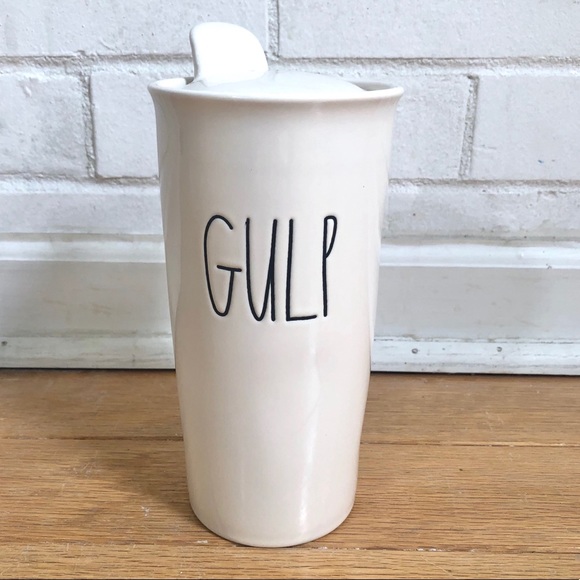 Rae Dunn Other - Rae Dunn ‘Gulp’ travel coffee mug